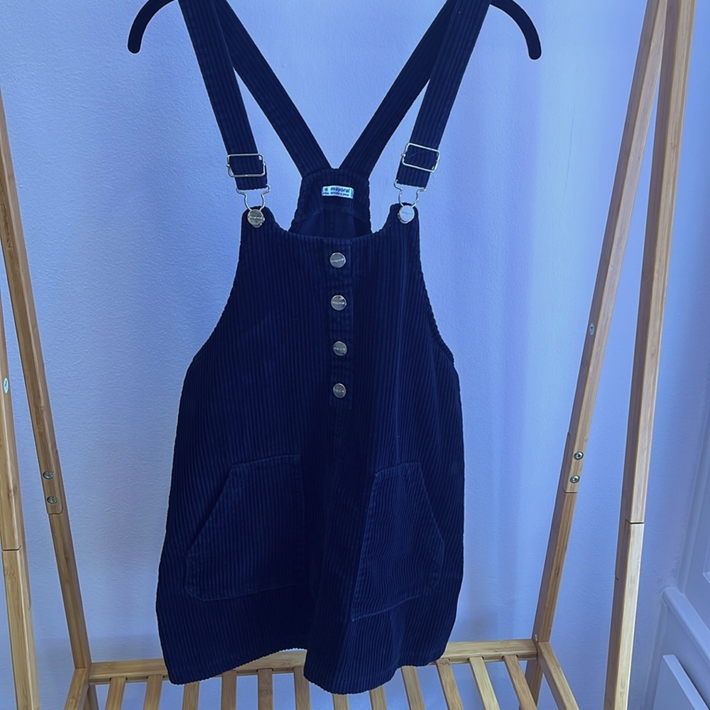 Navy blue Overalls Dress.Size 16